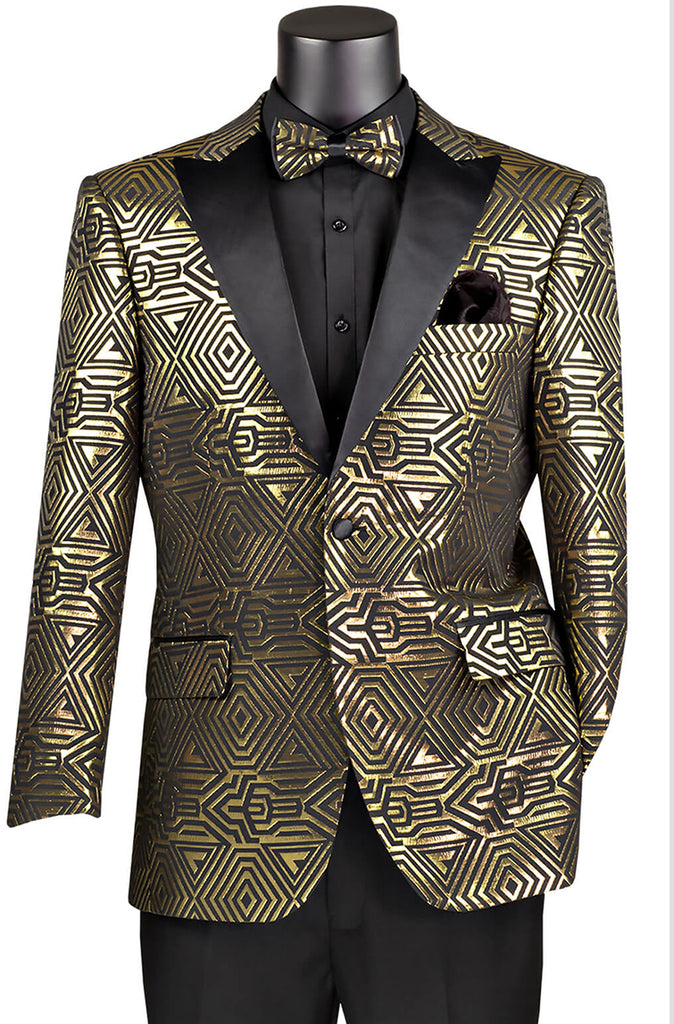 Vinci Sport Jacket BM-4 Gold - Church Suits For Less