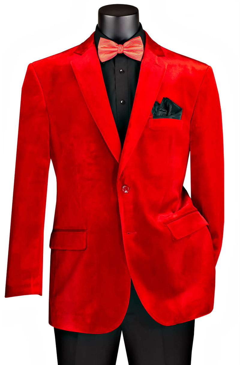 Men Regular Fit Sport Coat B-27-Red – Church suits for less