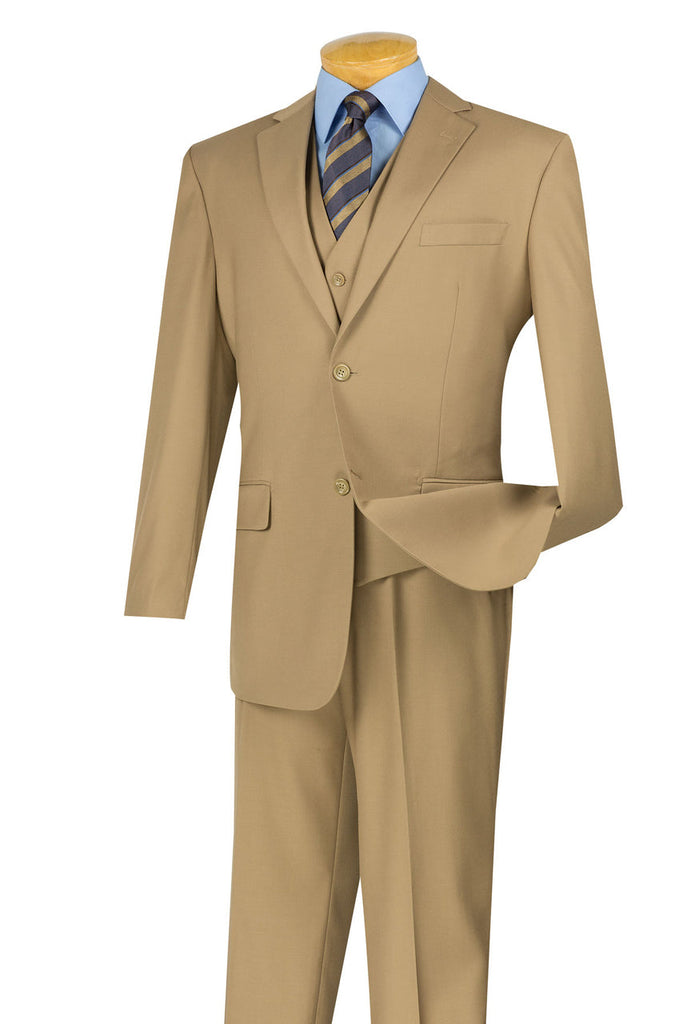 Vinci Suit V2TRC-Khaki - Church Suits For Less