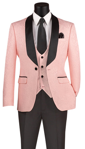 Vinci Tuxedo TVSJ-1C-Pink - Church Suits For Less
