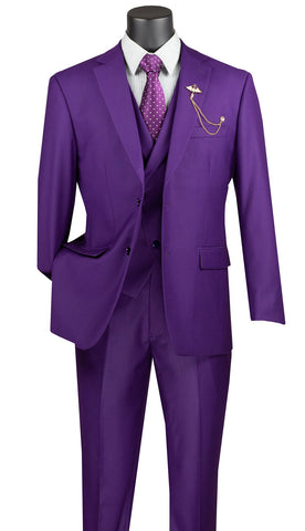 Vinci Suit MV2TRC-Purple - Church Suits For Less