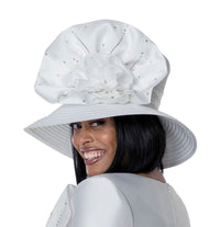 Women Church Hat 401872-White