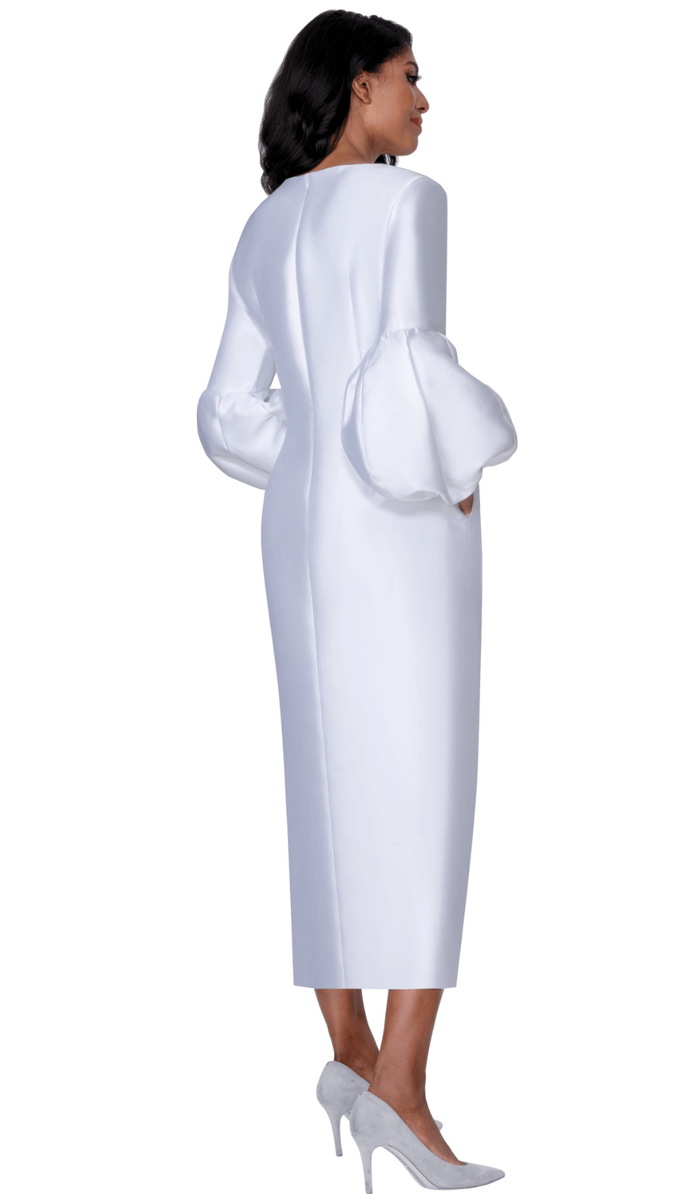 White Church dress 100691C-White White Church dress 100691C-White