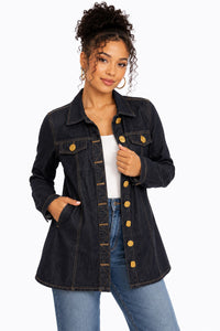 Women Jean Jacket JC001-Blue