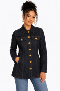 Women Jean Jacket JC001-Blue
