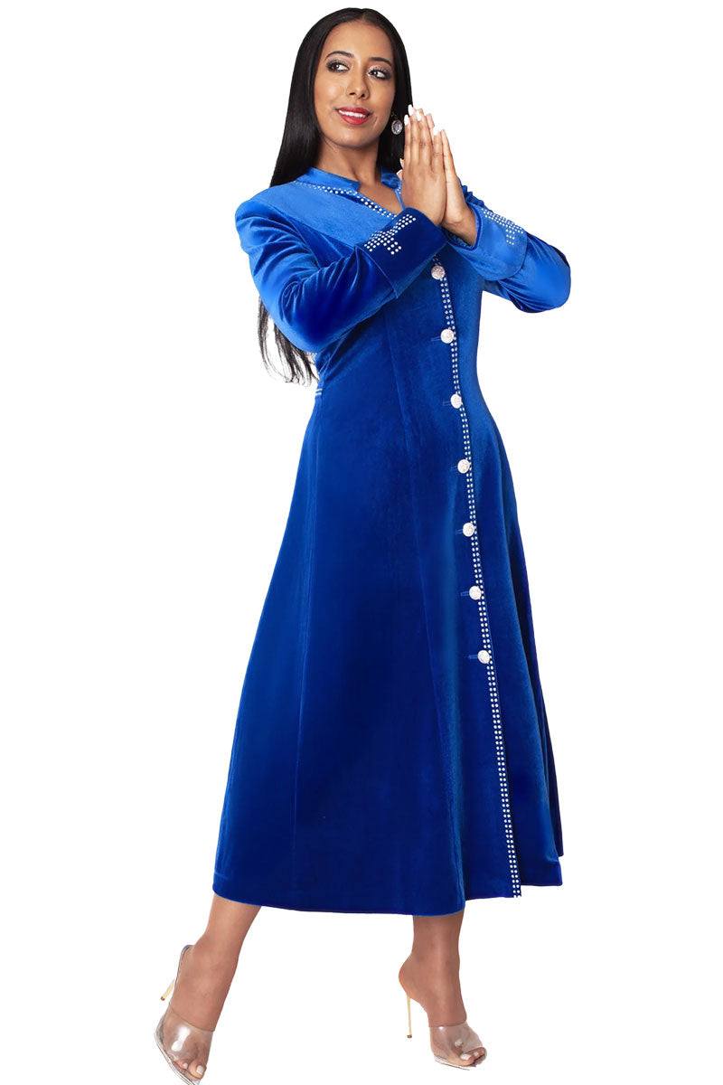 Tally Taylor Robe 41031-Royal – Church suits for less