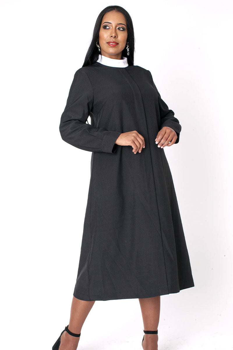 Tally Taylor Church Robe 41071C-Black/White