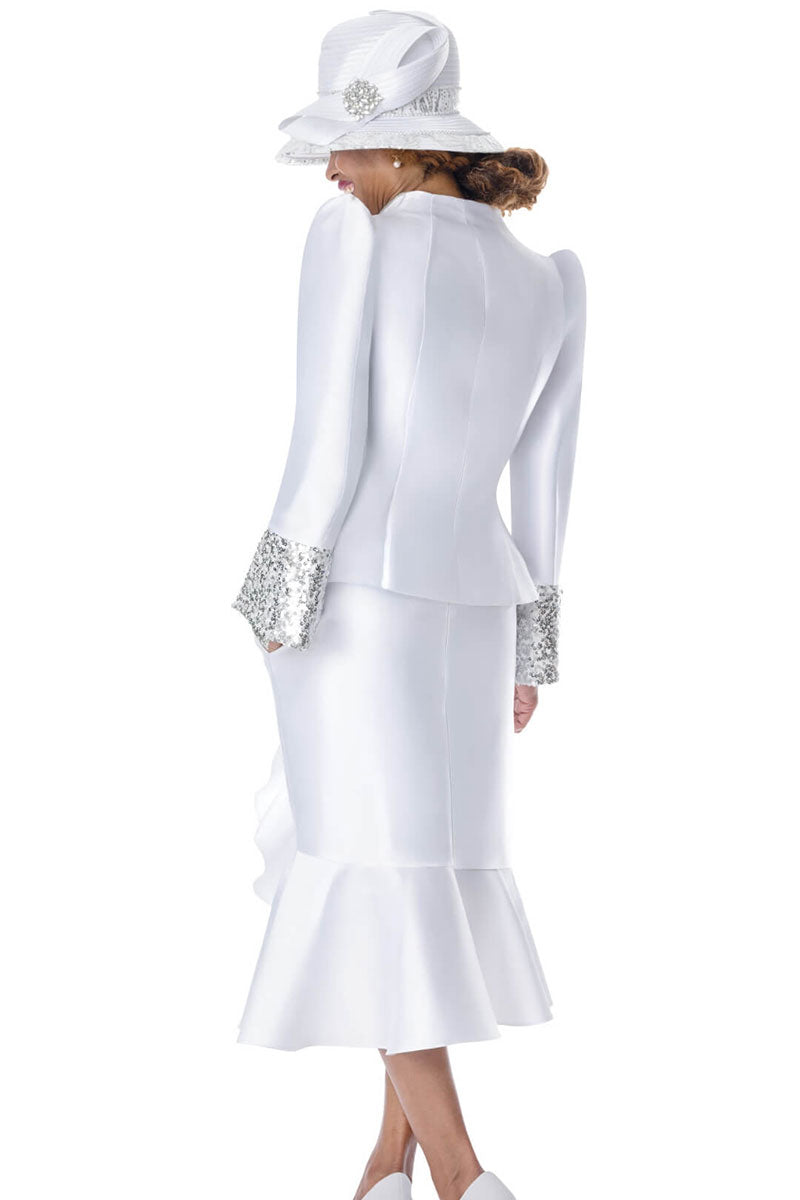 Women Church Suit 401903-White