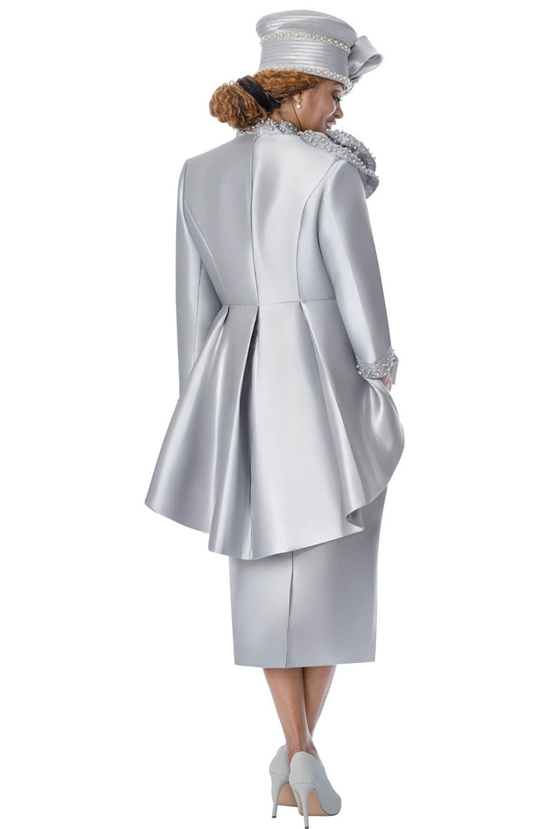 Women Church Suit 401993-Silver