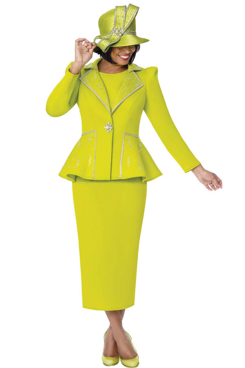 Women Church Suit 402003-Green