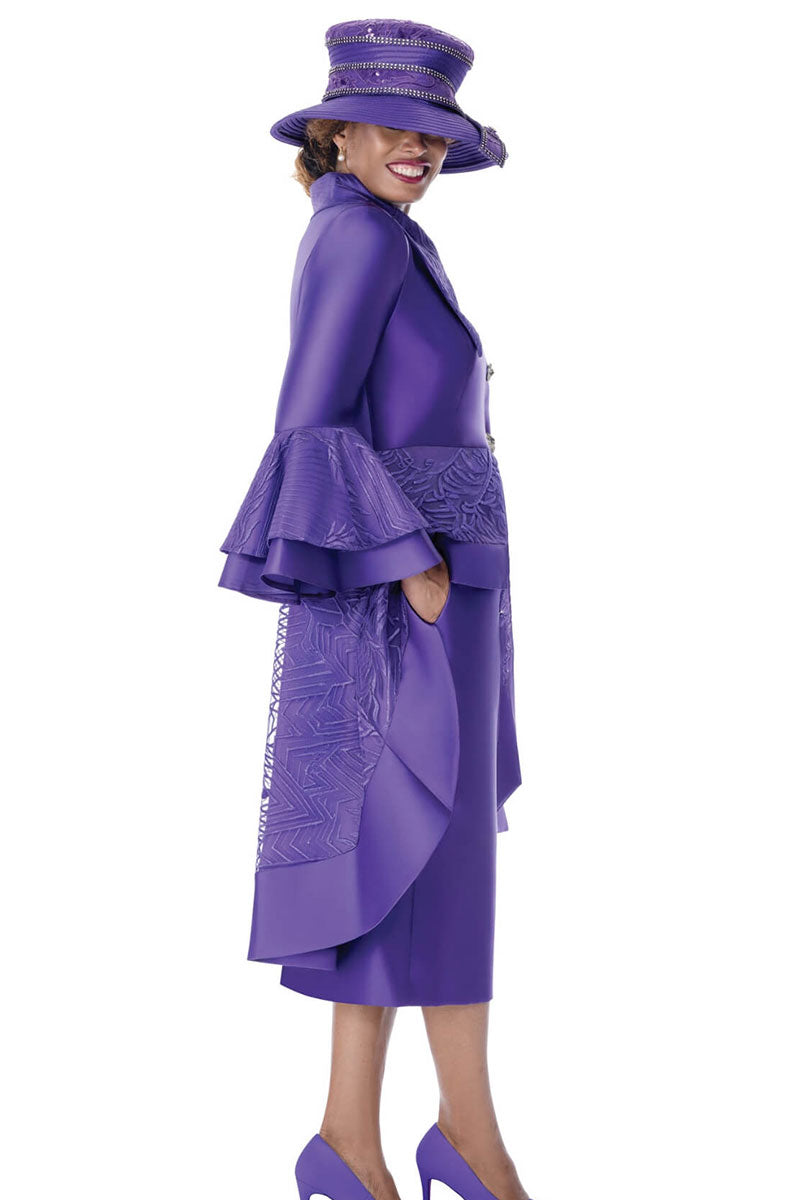 Women Church Suit 402012-Purple