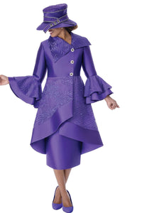 Women Church Suit 402012-Purple
