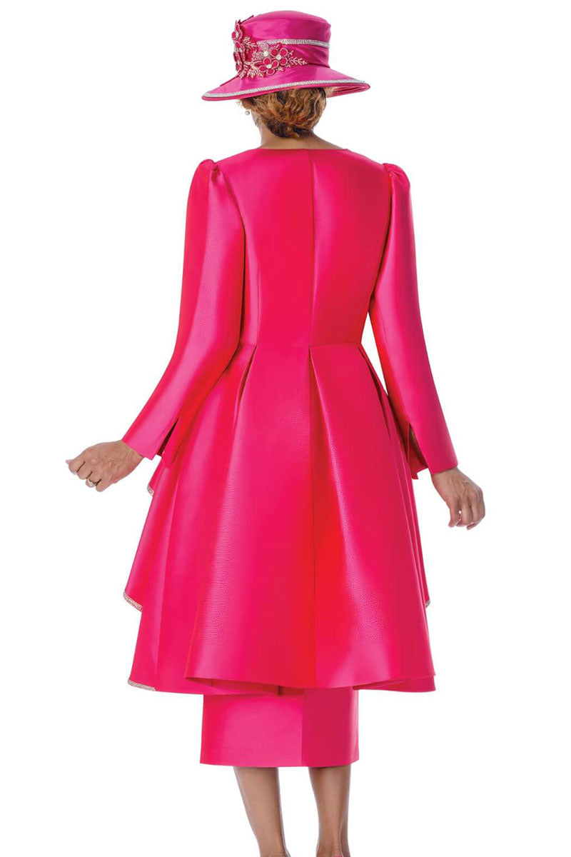 Women Church Suit 402033-Fuchsia
