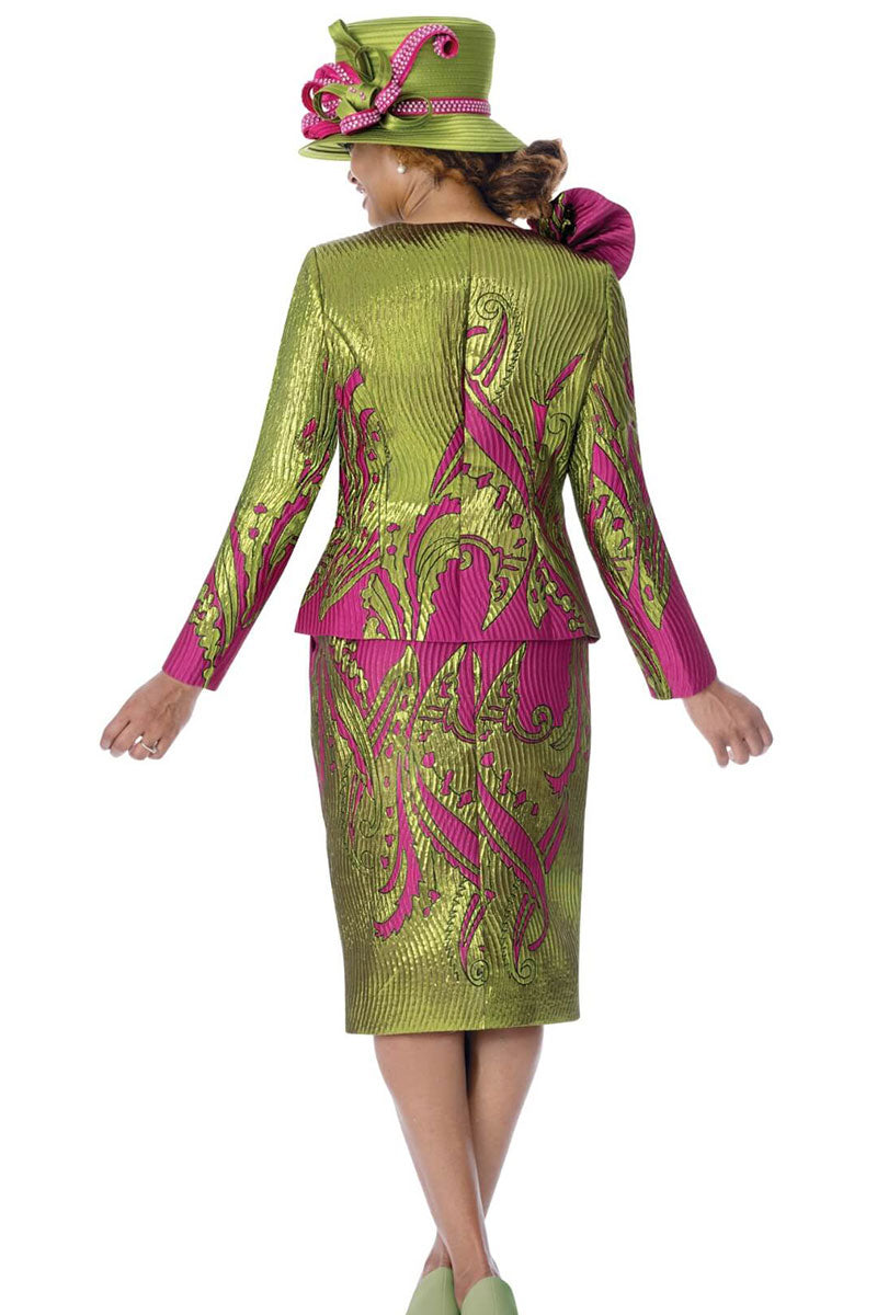 Women Church Suit 402122-Multi