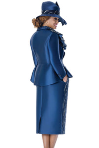 Women Church Suit 402132-Navy