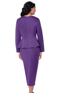 Women Church Suit With Rhine stones 600632