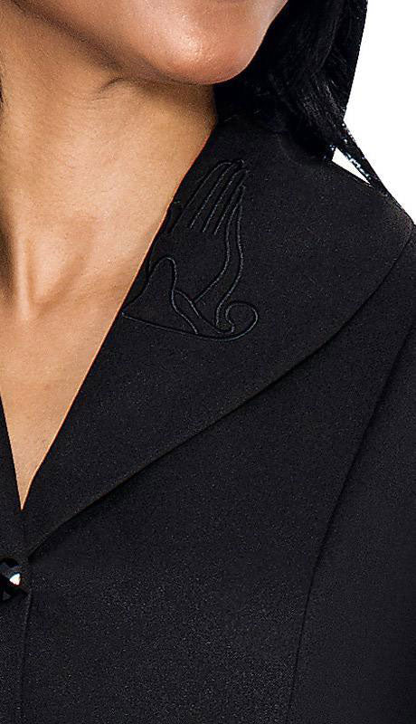Women Usher Dress 11674-Black