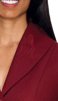 Women Usher Dress11674-Burgundy