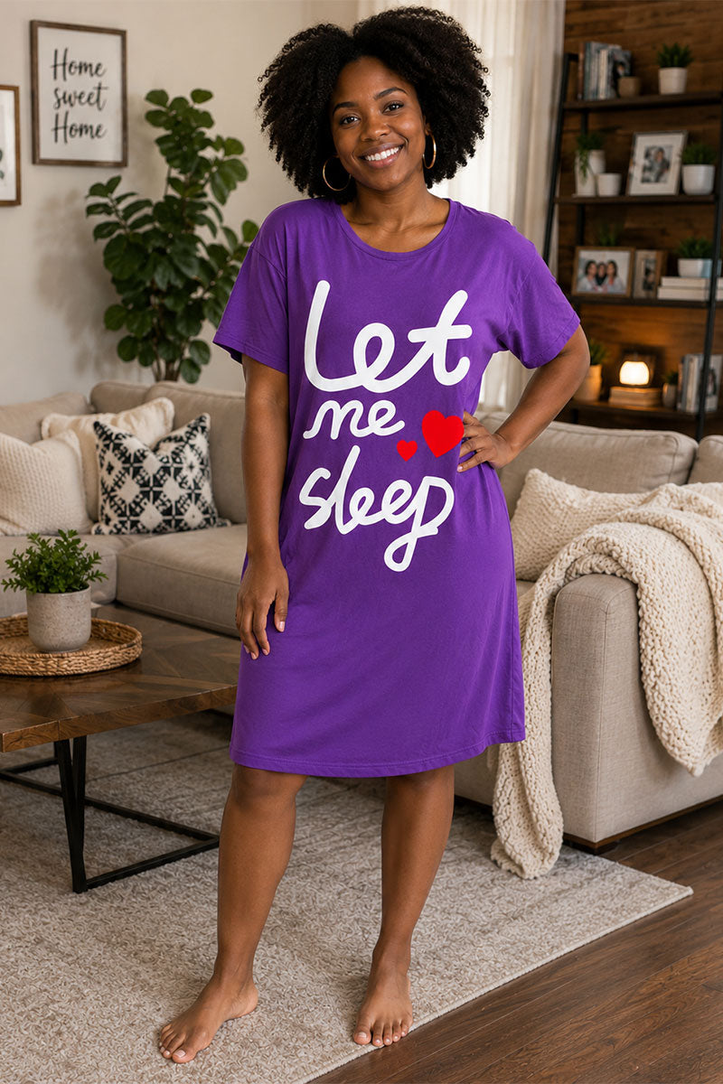 Women Casual Dress 3001C-Purple