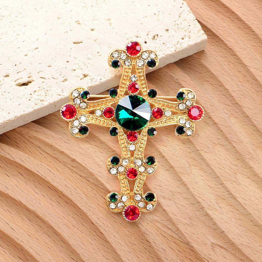 Women Church Brooch-2139