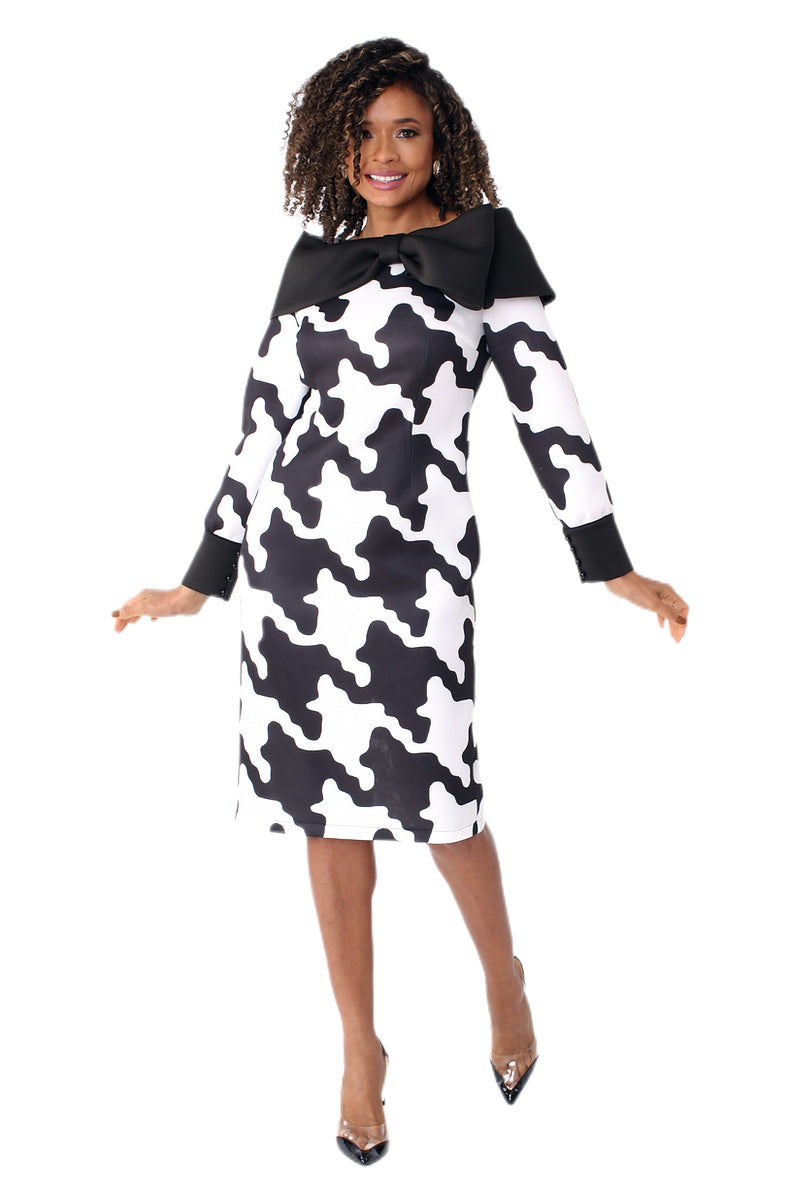 For Her Print Women Dress 82040 – Church suits for less