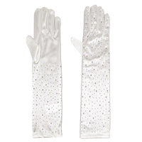 Women Church Gloves BDF-112 Ivory - Church Suits For Less
