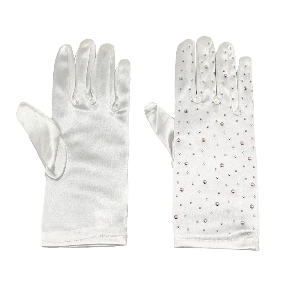 Women Church Gloves BDF-12 Ivory - Church Suits For Less