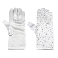 Women Church Gloves BDF-12 White - Church Suits For Less