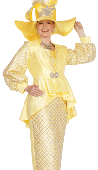 Champagne Italy Church Suit 6202 - Church Suits For Less