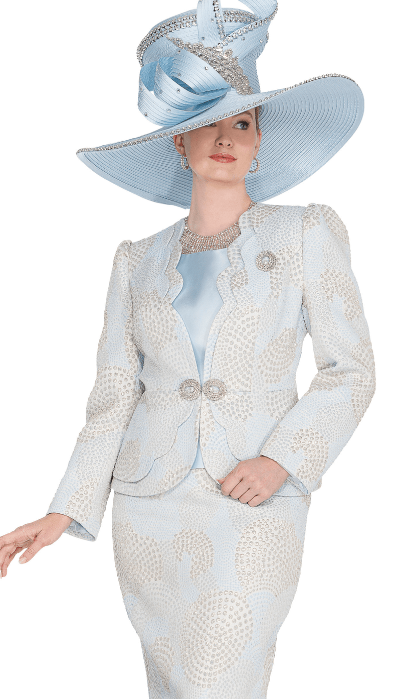 Champagne Italy Church Suit 6212 - Church Suits For Less