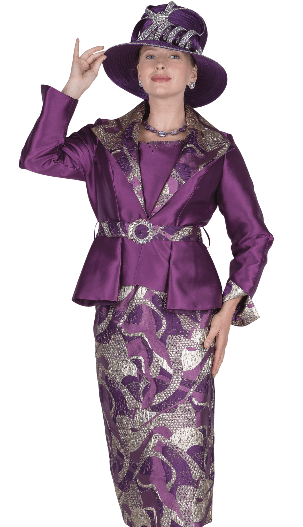 Champagne Italy Church Suit 6306