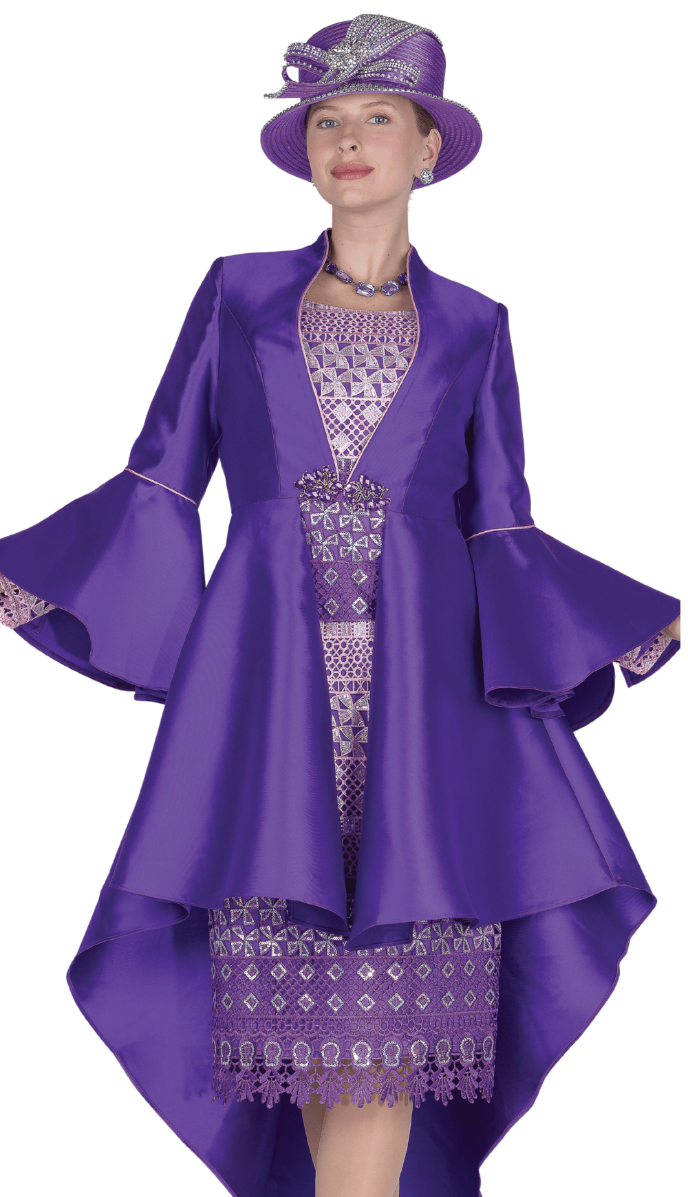 Champagne Italy Church Dress 6310