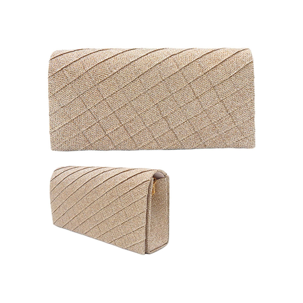 Women Clutch Bag 6183 Gold