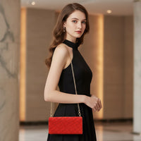Women Clutch Bag 6183 Red