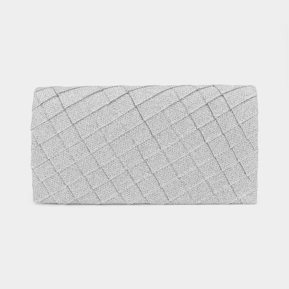 Women Clutch Bag 6183 Silver