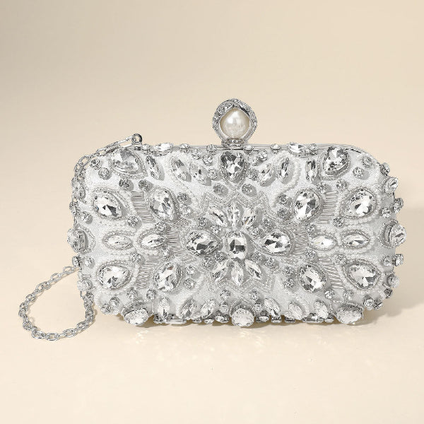 Women Clutch Bag 6213 Silver