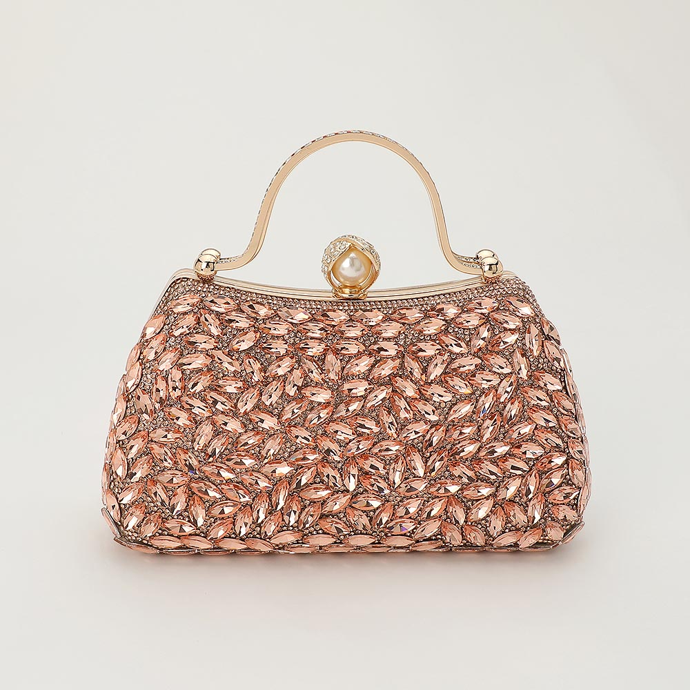 Women Clutch Bag 8264 Champagne