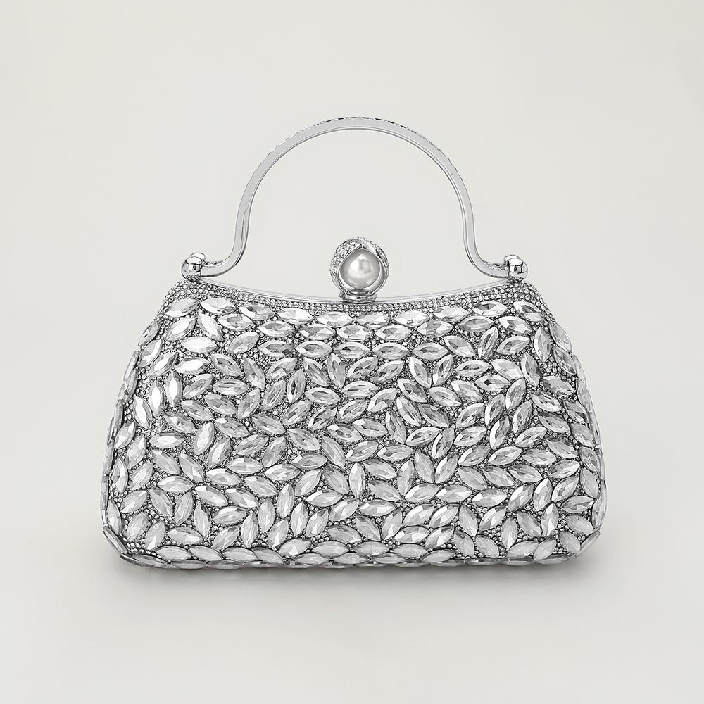 Women Clutch Bag 8264 Silver