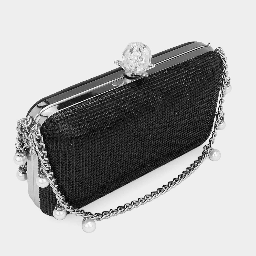 Women Clutch Bag EB1506 Black - Church Suits For Less