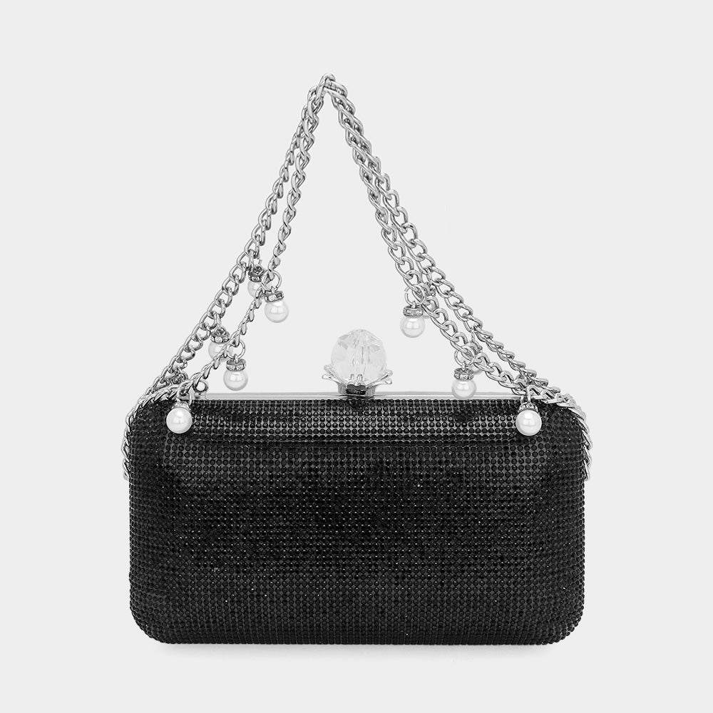 Women Clutch Bag EB1506 Black - Church Suits For Less