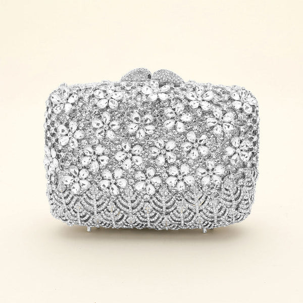 Women Clutch Bag EB163 Silver