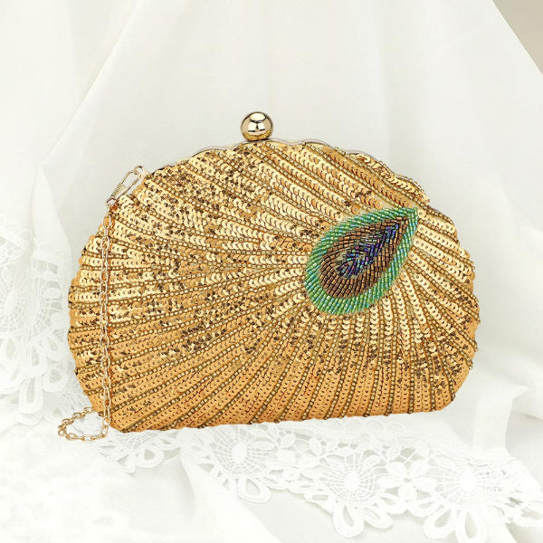Women Clutch Bag Eb1445 Gold