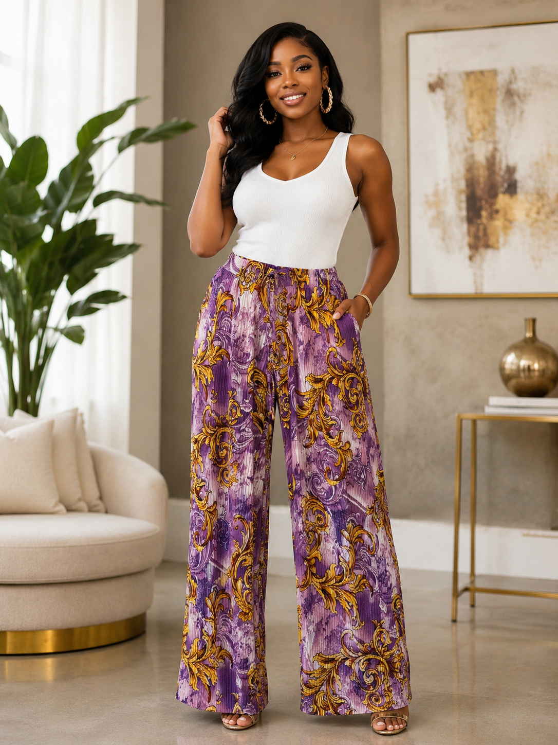 Women Dress Pants Y933