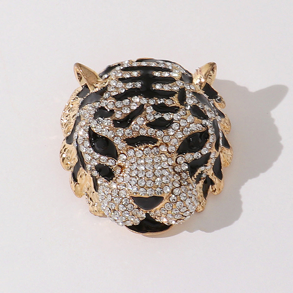 Women Fashion Brooch-06768 Gold Silver - Church Suits For Less