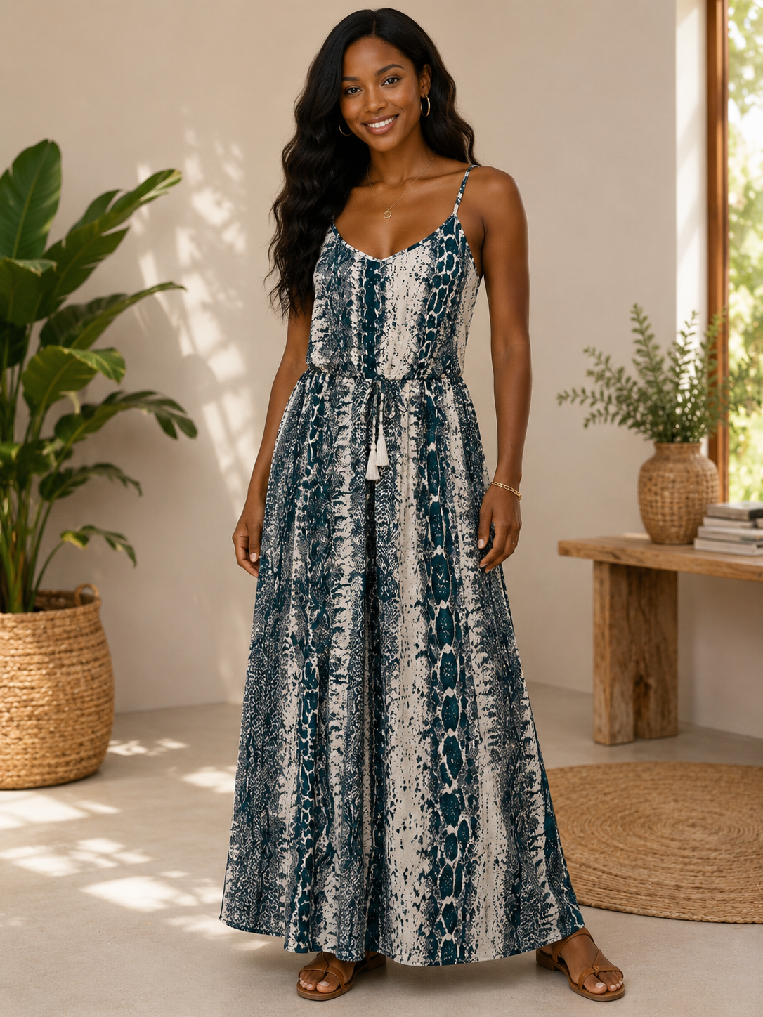 Women Fashion Dress 075C Print