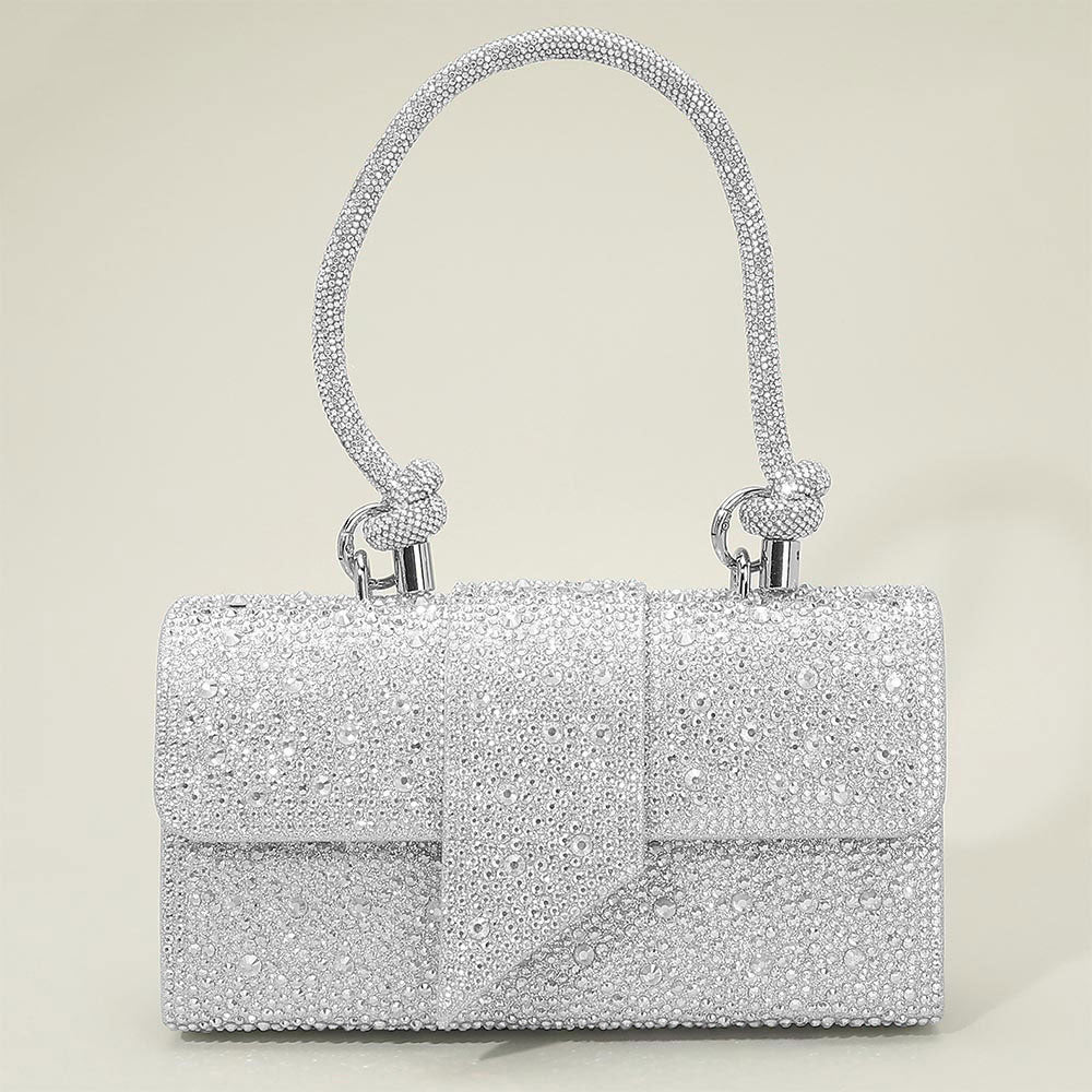 Women Fashion Shoulder Bag EB412 Silver