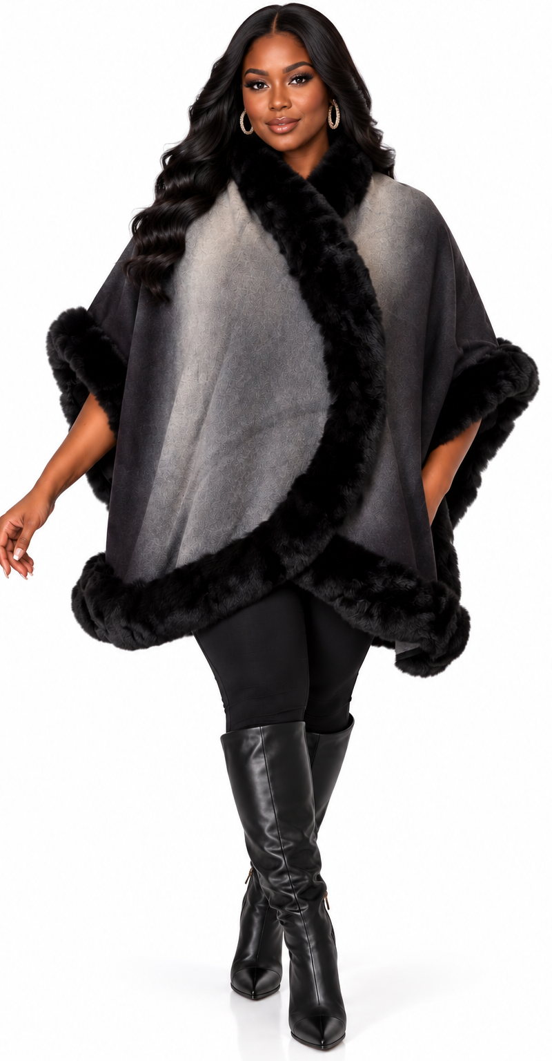 women’s cape 4- Black