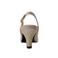 Women Church Shoes- BDF917 Champagne