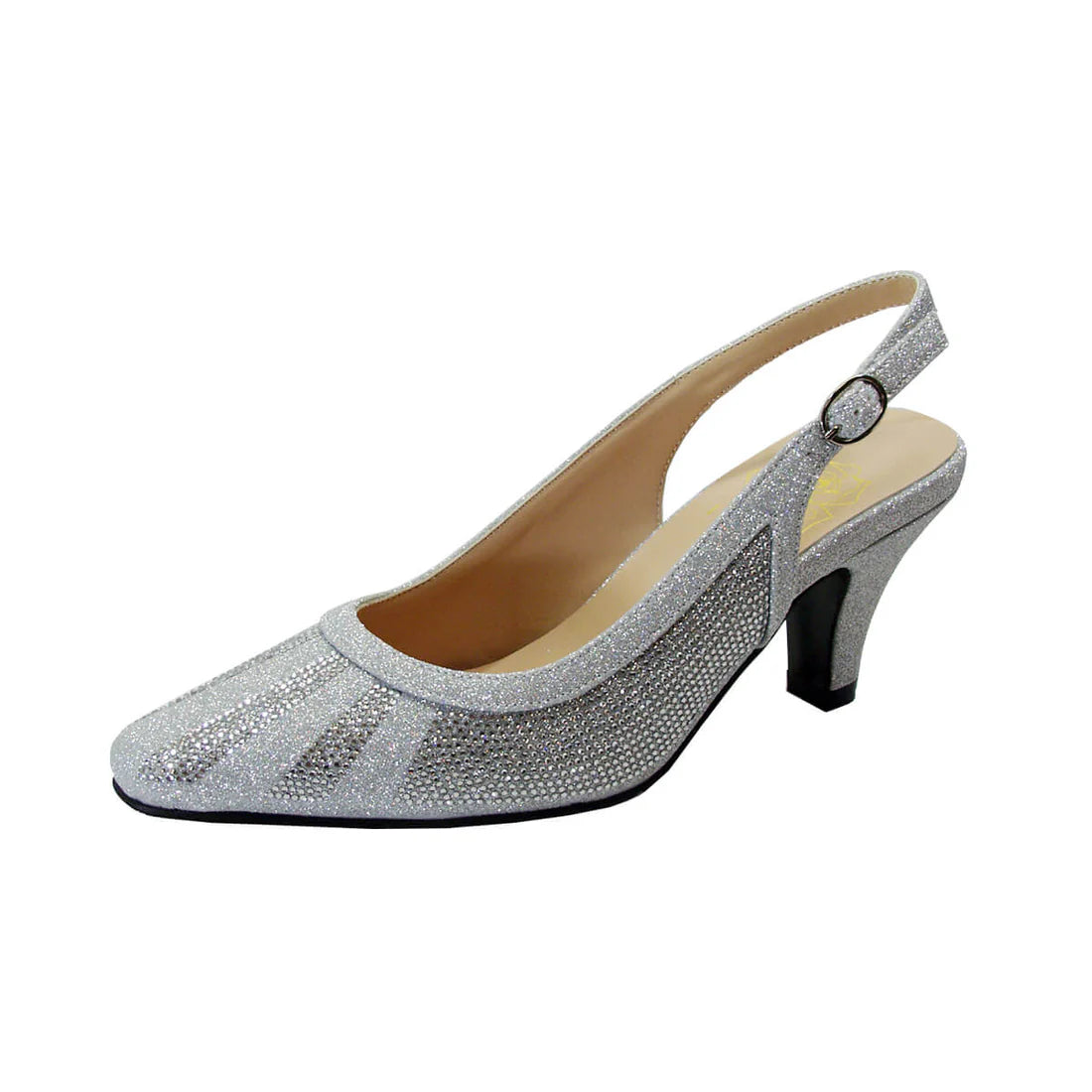 Women Church Shoes- BDF917 Silver