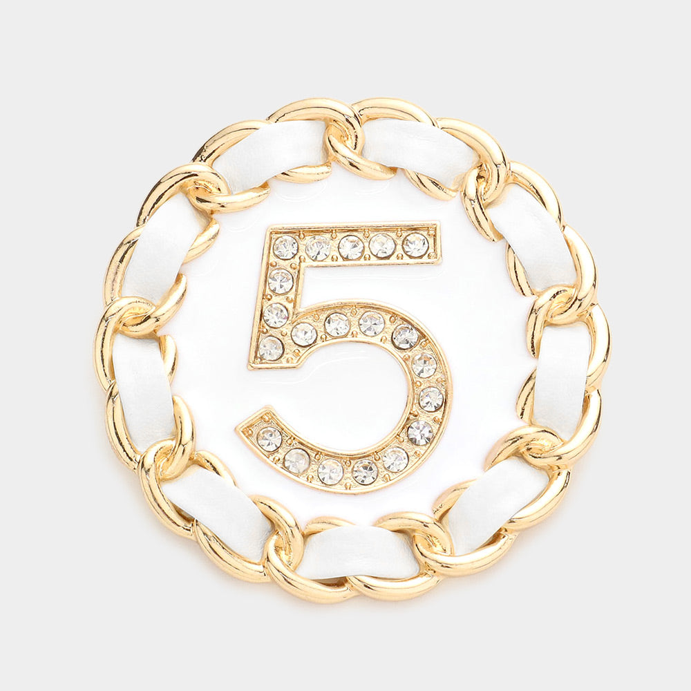 Women's Brooch 1001 White